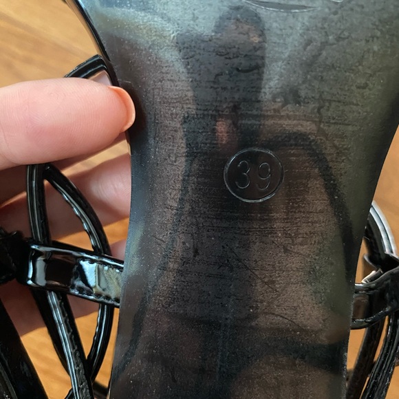 Tie Leg Thong Sandals (Heels) - Picture 10 of 10